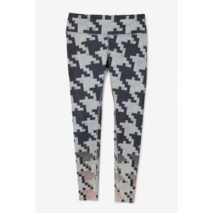 ALO Yoga Airbrush Pixel Leggings Women Small Gray Pink Camo Pilates 29 Inseam